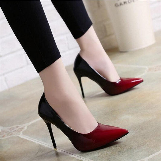 High heels stiletto gradient color - Fabric of Cultures