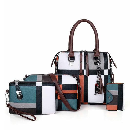 New Luxury Handbags Plaid Women Bags Designer - Fabric of Cultures