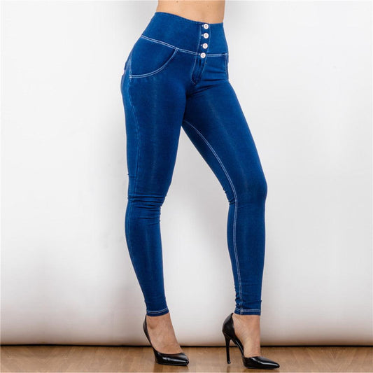 Shascullfites Melody Push Up Effect Butt Lifting Jeggings - Fabric of Cultures