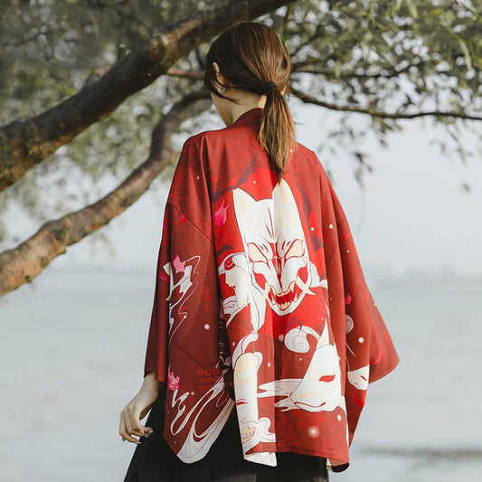 Thousand Faces Japanese Haori - Fabric of Cultures