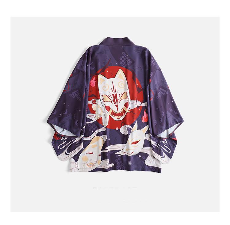 Thousand Faces Japanese Haori - Fabric of Cultures