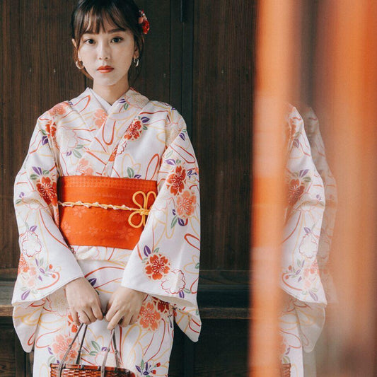 Women's Fashion Casual Kimono Girdle Set - Fabric of Cultures